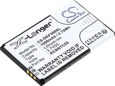Produktbild von TECHTEK Akku Kompatibel mit [Doro] Primo 368 Ersetzt RCBNTC05