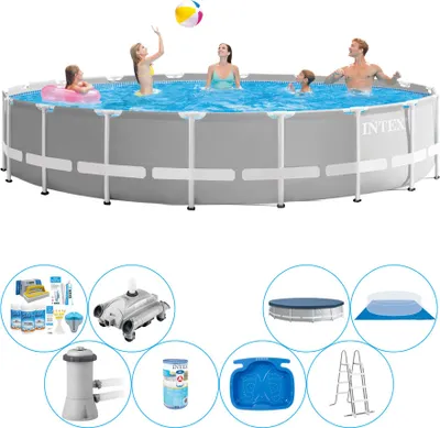 Zdjęcie produktu dla Zestaw basenów - Intex Prism Frame Round 549x122 cm