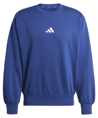 Produktbild von adidas Herren Essentials Feelcozy Fleece Sweatshirt, Dark Blue/White, XL