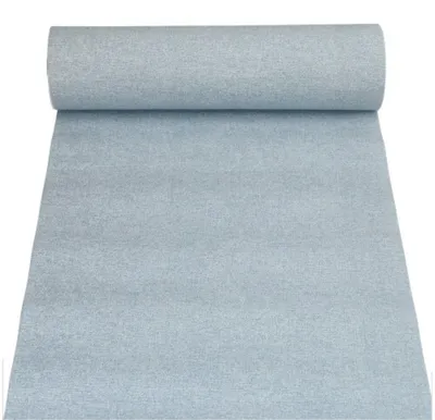 Produktbild von PAPSTAR Tischläufer "ROYAL Collection", stoffähnlich, arktikblau | Schrumpffolie (1 Rolle)
