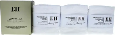 Imagen del producto de Paquete de 3 unidades: Toallitas limpiadoras profesionales de doble acción Emma Hardie, para iluminar y tonificar la piel