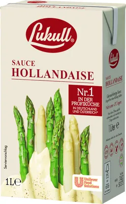 Produktbild von Lukull Sauce Hollandaise mit zart cremiger Konsistenz 1000ml