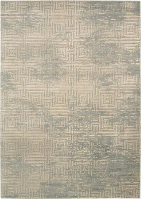Produktbild von Wohn- und Schlafzimmerteppich aus Viskose mit geometrischem Muster MAYA 01