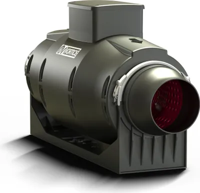 Produktbild von Schallgedämmter Rohrventilator mit Nachlauf Lineo 125 Quiet T Luftleistung bis 320 m³/h