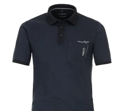 Produktbild von Casa Moda - Herren Polo-Shirt (934088000), Größe: M, Farbe: Blau (105)
