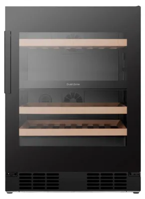 Produktbild von Gorenje RW3N122GSLF Weinkühlschrank, 2 Temperaturzonen, 128 Liter, 46 Flaschen, WiFi-Steuerung, LED-Beleuchtung, Schwarz