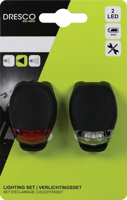 Immagine prodotto di Set di illuminazione a LED Dresco con batteria, silicone nero