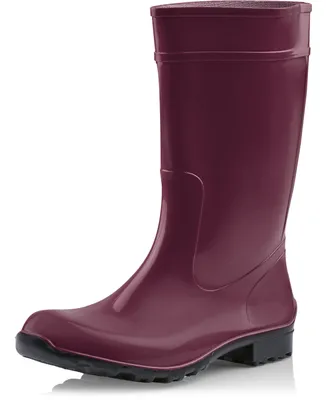 Produktbild von Ladeheid Damen Gummistiefel LA-967 (Weinrot/Schwarz, 39 EU)