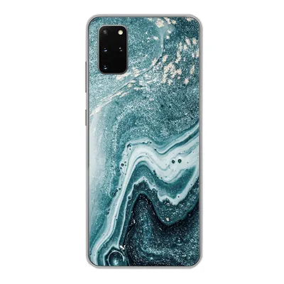 Produktbild von MuchoWow® Handyhülle Schutzhülle Hülle für Samsung Galaxy S20 Plus Naturstein - Glitter - Muster Silikon Softcase Handy Hülle - Hartschale