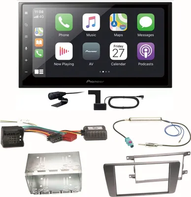 Produktbild von Pioneer SPH-DA250DAB Bluetooth DAB+ USB Einbauset für Skoda Octavia 2 Yeti 5L