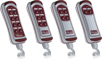 Obrázek produktu pro Rychlé italské dálkové ovládání 2 tlačítka s LED diodami jedna velikost