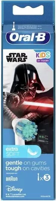 Produktbild von Oral-B Star Wars Ersatzbürstenköpfe für Kinder ab 3 Jahren, extra weiche Borsten, 3 Stück