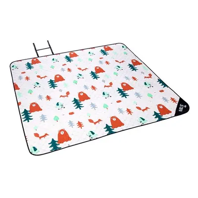Imagen del producto de NC8028: Manta para picnic, diseño "Forest", 195x200 cm, marca Nils Camp
