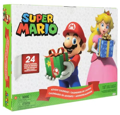 Zdjęcie produktu dla Jakks Pacific Super Mario Bros. kalendarz adwentowy z 24 niespodziankami