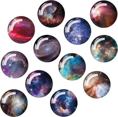Image de Lot de 12 petits aimants de décoration