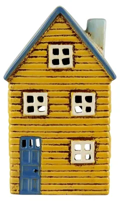 Produktbild von Lichthaus für Teelicht Gelb 18 cm