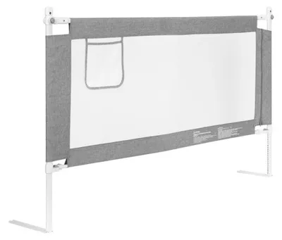 Productafbeelding van ECOTOYS SG-030B-GY Beschermingshek voor wieg, 180 cm, grijs