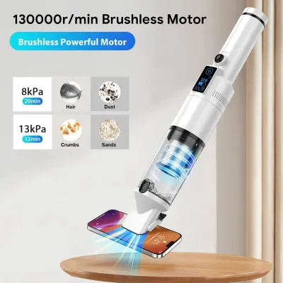 Obrázok produktu pre Výkonný bezdrôtový ručný vysávač do auta s 13000 Pa - s LED displejom a 20 minútami prevádzky