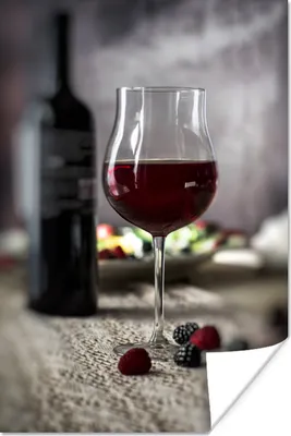 Produktbild von MuchoWow® Poster Porträtbild von Rotwein 120x180 cm - Kunstposter