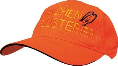Produktbild von Baseballcap mit Einstickung - Kaninchenflüsterer - KN282 orange