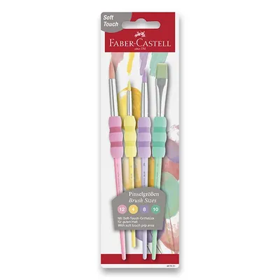 Zdjęcie produktu dla Faber-Castell 481620, Zestaw pędzli, Syntetyk