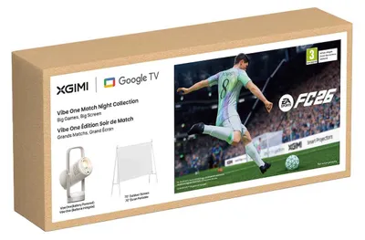 Produktbild von XGIMI Vibe One Match Night Collection Outdoor-Projektor-Set mit Leinwand