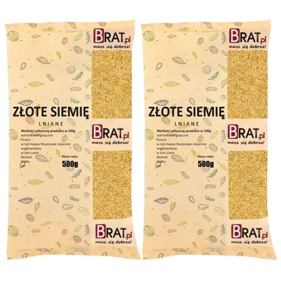 Obrázok produktu pre Zlaté ľanové semienko 1kg (2x500g)