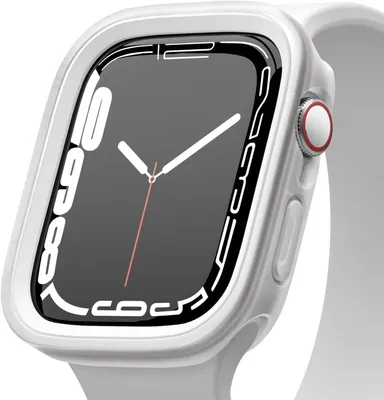 Produktbild von Elago Duo Case [2 Gren] fr Apple Watch 44 mm/45 mm TPU: Klar / PC: Wei + Klar