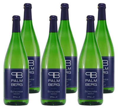 Produktbild von Palmberg Scheurebe QbA -lieblich- (6 x 1,0L)