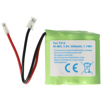 Image de Batterie compatible avec les téléphones sans fil Universal, AUDIOL, Sagem, NiMH, 3,6 V, 300 mAh
