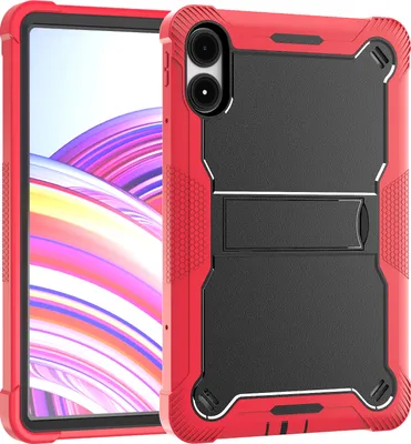 Produktbild von Schutzhülle für Xiaomi Poco Pad / Redmi Pad Pro 5G Robust Hybrid Tablet Hülle mit Ständer Rot