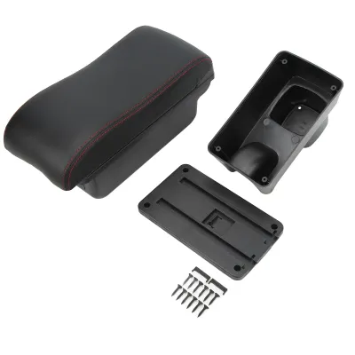 Imagen del producto de Caja reposabrazos para consola de coche, organizador de almacenamiento para consola de coche, caja reposabrazos para consola central, caja de almacenamiento reposabrazos para consola central, caja reposabrazos para coche, organizador reposabrazos para consola central