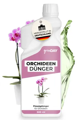 Produktbild von Orchideen-Dünger 500 ml - flüssiger mineralischer NPK-Dünger mit Spurennährstoffen für Orchideen - für ca. 125 Liter Gießwasser