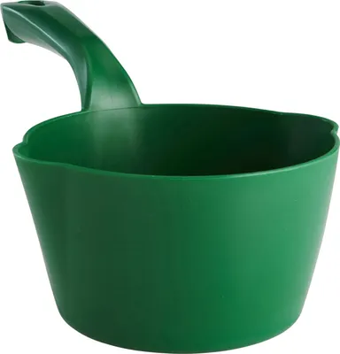 Image de Louche ronde VIKAN Contenance : 1 litre, entièrement conforme à la norme HACCP 2-green