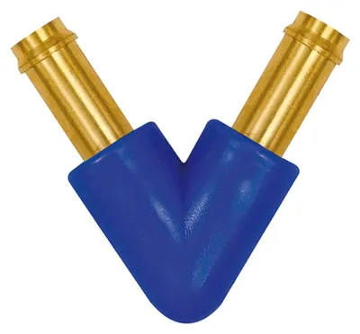 Produktbild von Riegler V-Schlauchverbindungsstutzen, für Schlauch LW 3, Messing und POM
