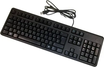 Image de Dell QuietKey KB212-B - Tastatur - USB - QWERTY - GB - Schwarz (DJ491)