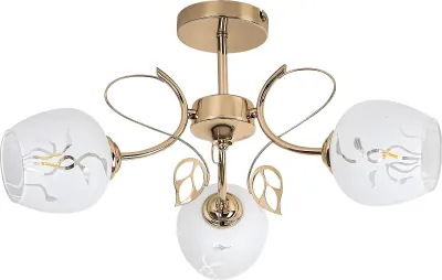 Obrázek produktu pro Rabalux Zlaté stropní svítidlo Fauna pro žárovku 3x E27 5098
