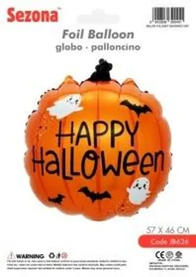 Zdjęcie produktu dla Balon Halloween Dynia 57x46 cm