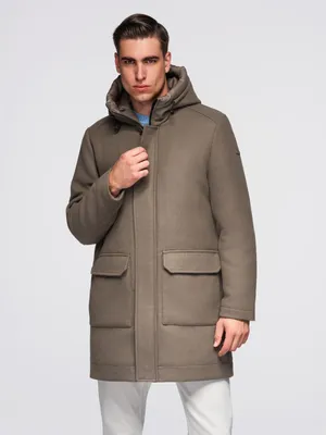 Zdjęcie produktu dla Ombre Clothing Parka męska Synice khaki L