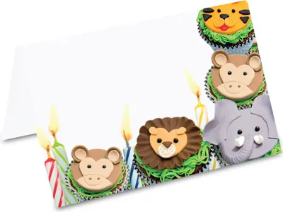 Image de Marque-places PRICARO "Jungle Safari", 50 pièces