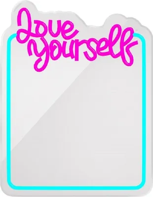 Immagine prodotto di Forever Light LED luce decorativa al neon con specchio decorazione murale Love Yourself