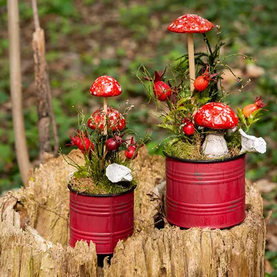 Produktbild von Hagebutten Deko Künstliche Hagebuttenzweige Herbstdeko 48cm 3St