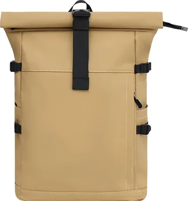 Produktbild von Cityrucksack RollTop Rucksack Freizeitrucksack Herren Damen Wasserabweisend (9058) KHAKI GREEN