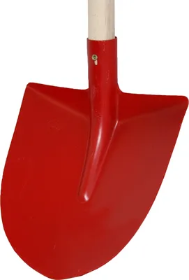 Produktbild von Frankfurter Schaufel Gr.5 Stahl 1,60 mm, mit Aufbug, mit Stiel