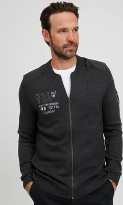 Produktbild von FQ1924 FQErland Herren Strickjacke Cardigan Grobstrick