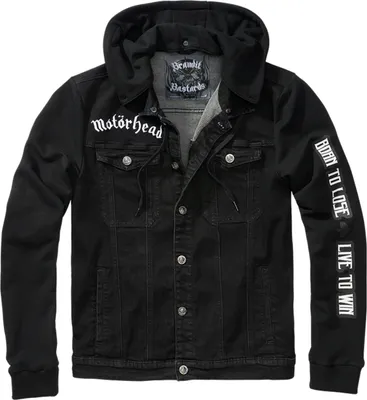 Obrázek produktu pro Bunda Brandit Motörhead Cradock Denimjacket black/black - M