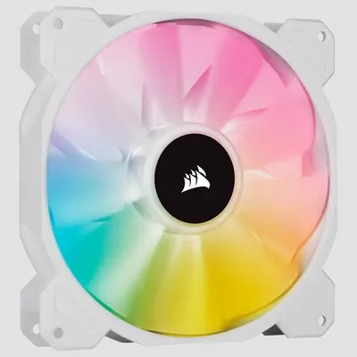 Produktbild von Corsair SP140 RGB ELITE, Ventilator, 14 cm, 300 RPM, 1200 RPM, Weiß