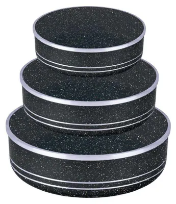 Produktbild von Backform Kuchen Auflauf Set 3-teilig rund 30-34-38 cm Granitbeschichtung Antihaft