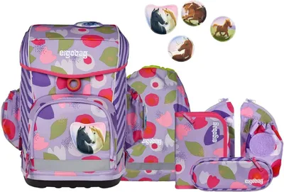 Imagen del producto de Conjunto de mochila escolar tipo cubo, modelo "Light"