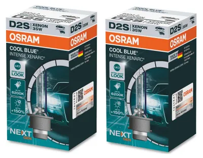 Productafbeelding van 2 stuks OSRAM COOL BLUE INTENSE NEXT GENERATION lampen, koplampen, D2s, 35W